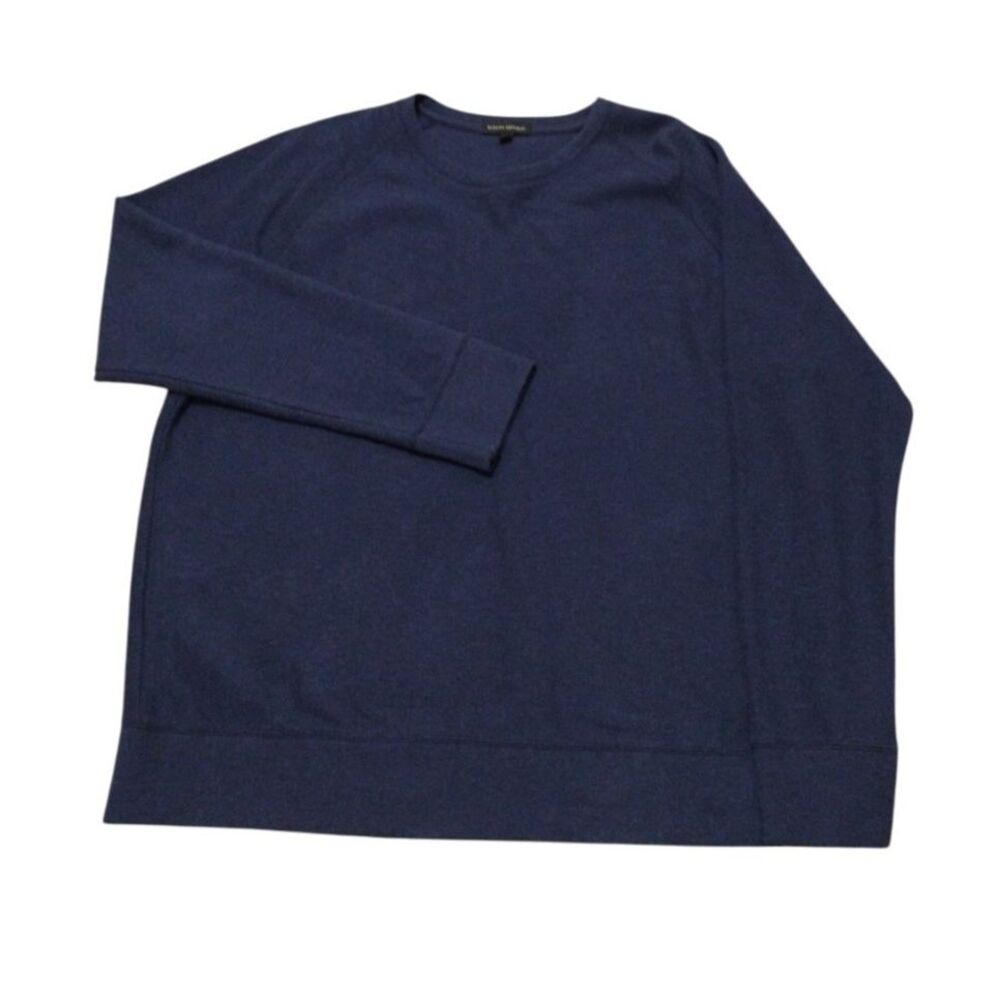 Banana Republic Sweater Men XXL Blue Crew Neck Pullover Long Sleeves‎ Casual